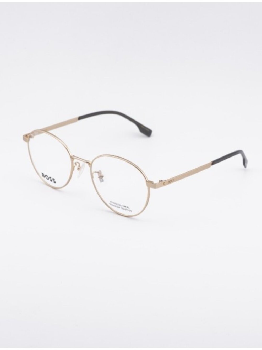 Hugo BOSS1475/F 0AOZ 00 Eyeglasses Matte Gold 52mm Round Frame